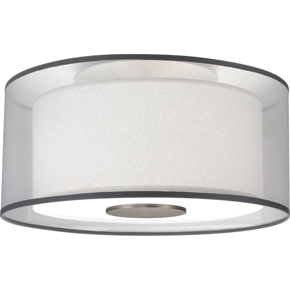 Saturnia Flushmount in Stainless Steel Color