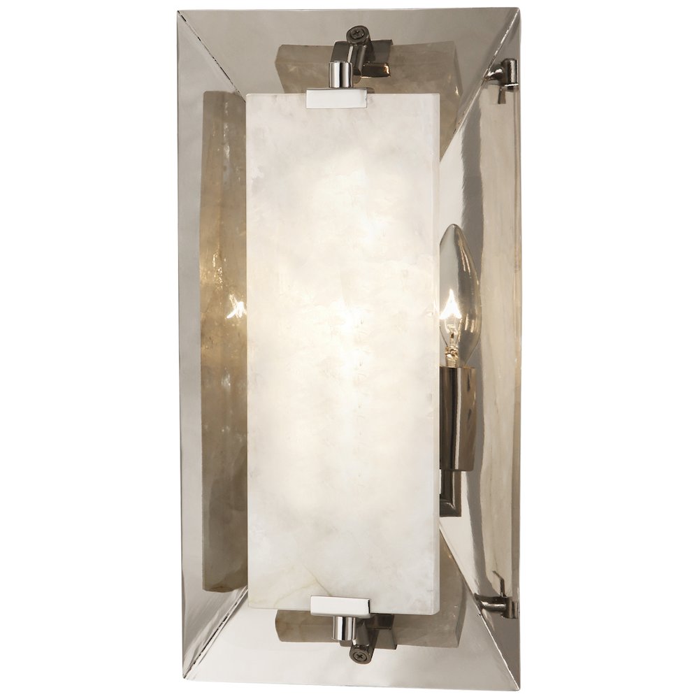 Gemma Wall Sconce in Polished Nickel Color