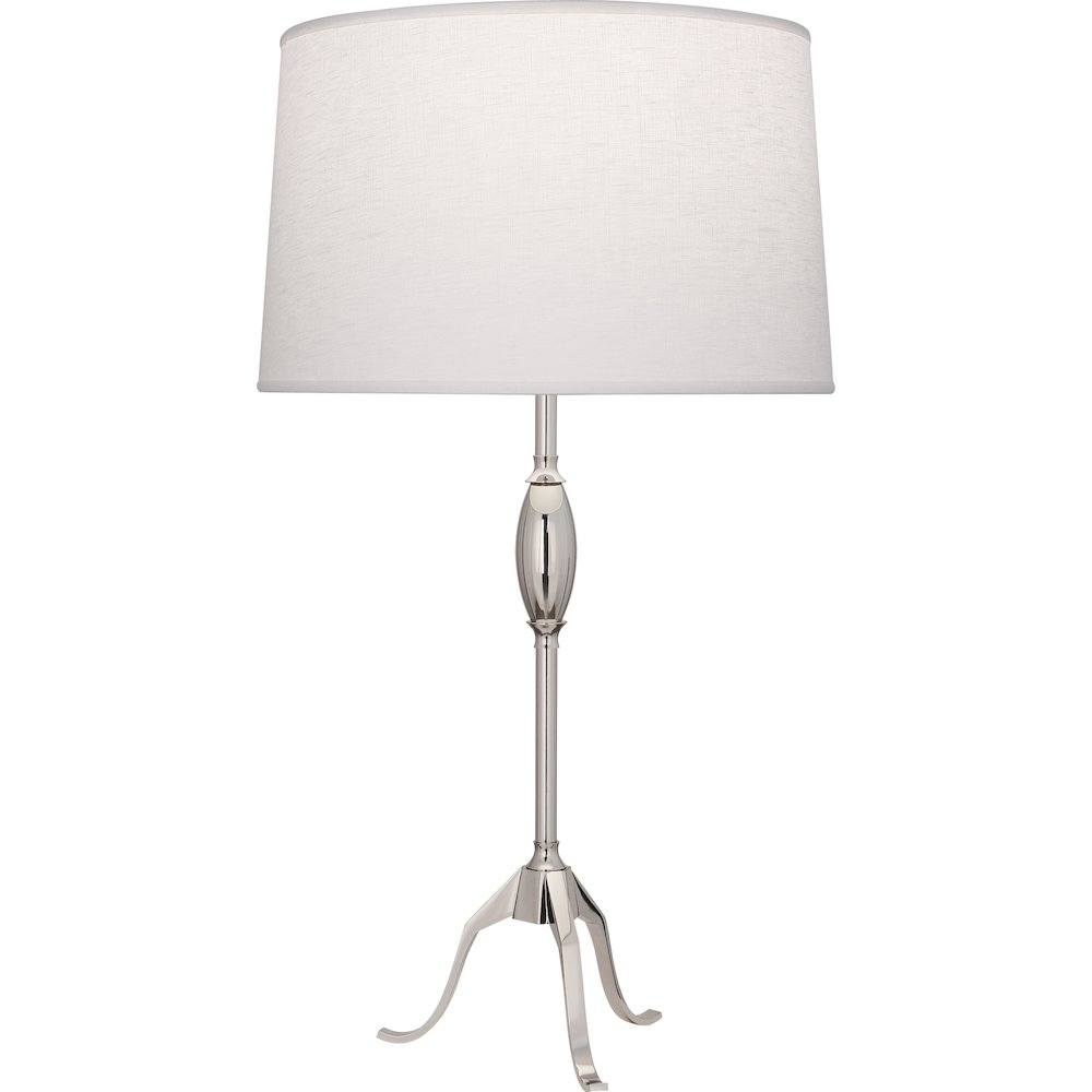 Grace Table Lamp in Polished Nickel Color