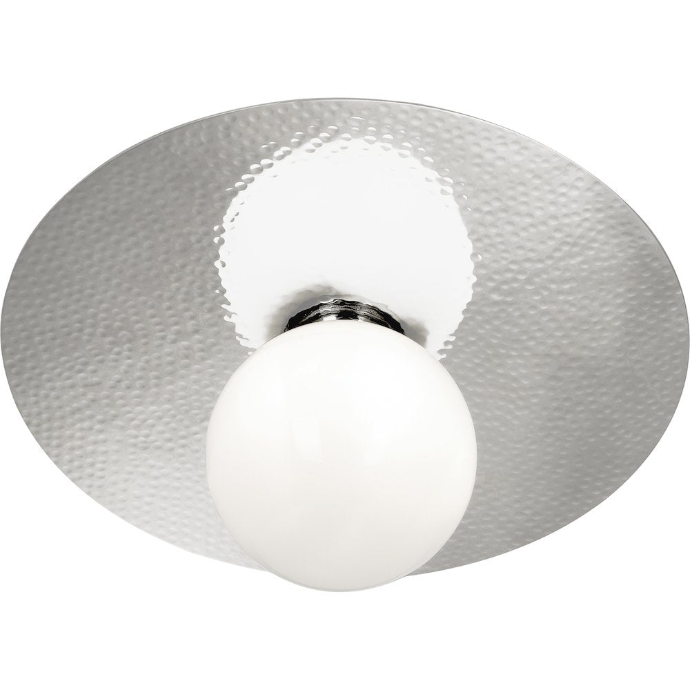 Dal Flushmount in Polished Nickel Color