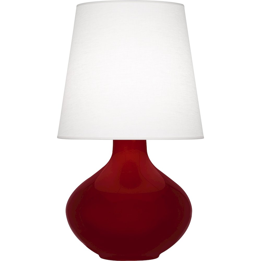Sangria June Table Lamp in Sangria Glazed Ceramic Color