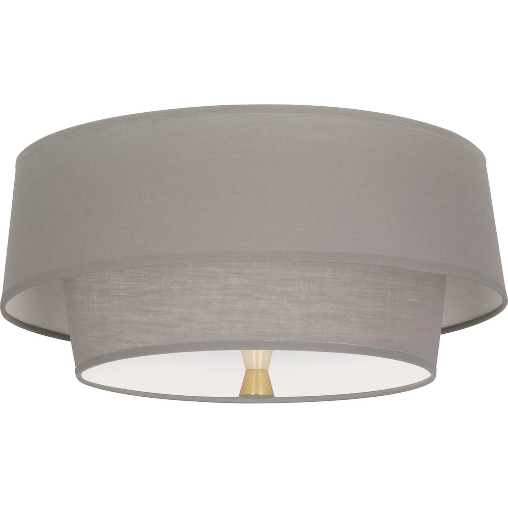 Decker Flushmount in Modern Brass Color