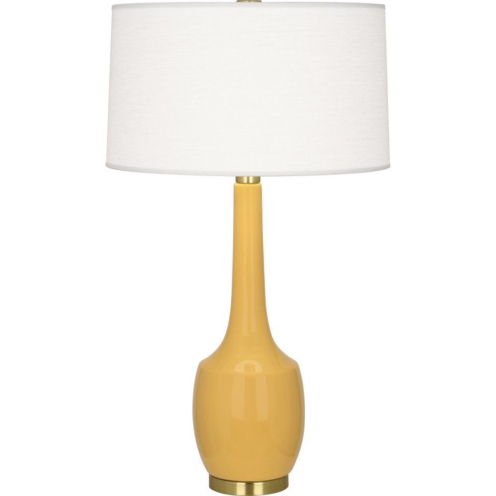 Sunset Delilah Table Lamp in Antique Brass Color