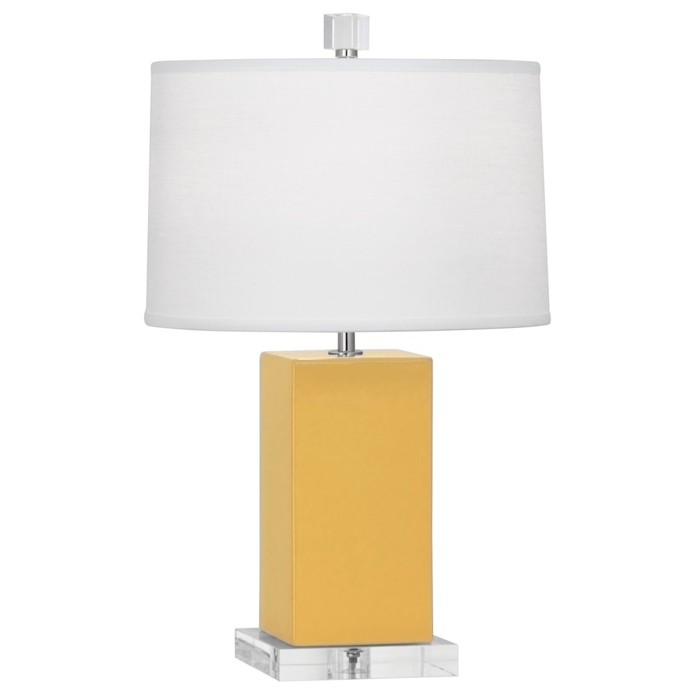 Sunset Harvey Accent Lamp in Sunset Yellow Glazed Ceramic Color