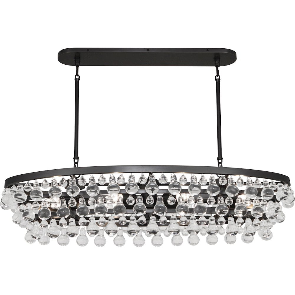 Bling Chandelier in Deep Patina Bronze Color