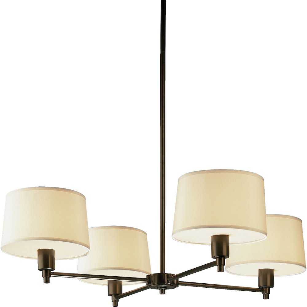 Real Simple Chandelier in Deep Bronze Color