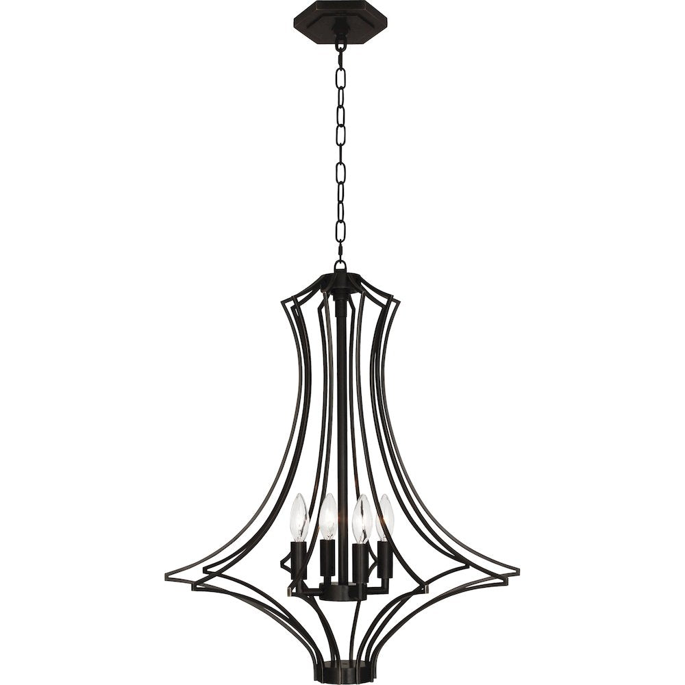 Grace Chandelier in Deep Patina Bronze Color