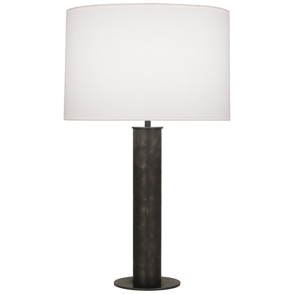 Michael Berman Brut Table Lamp in Deep Patina Bronze Color