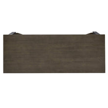 Antique Grey Finish 2-Drawer Sofa Table