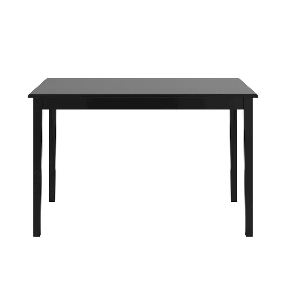 Black Finish 48" Dining Table