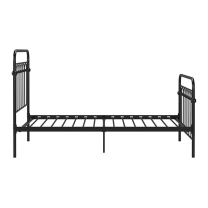 Black Metal Arch Design Twin Platform Bed