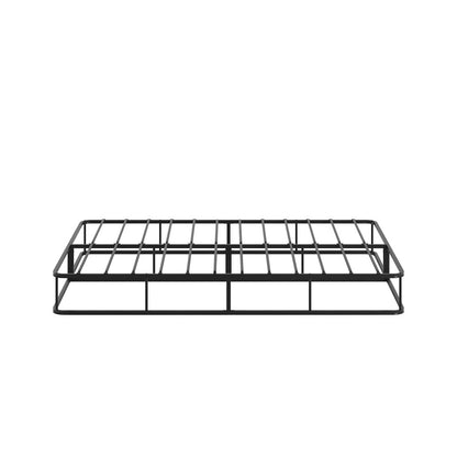 Black Finish Metal Full Bed Frame