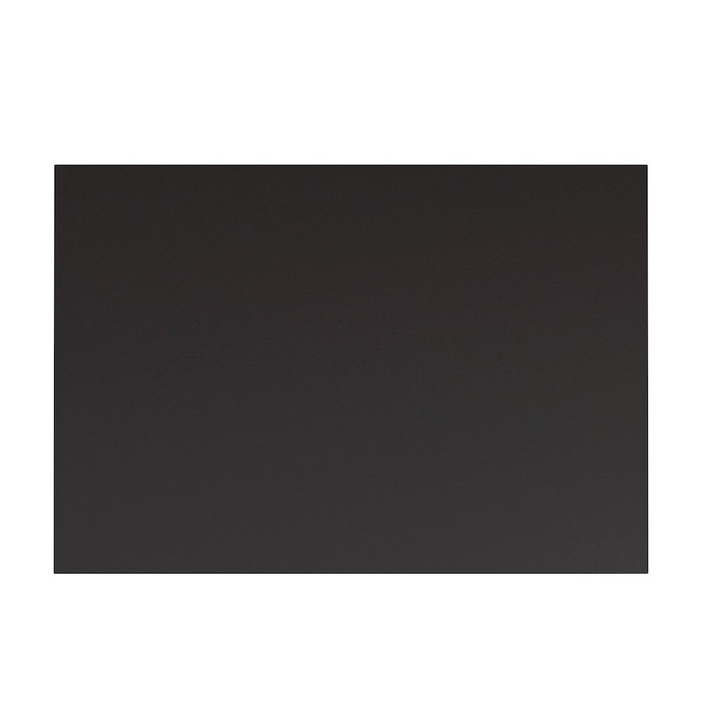 Black Finish 1-Drawer Nightstand