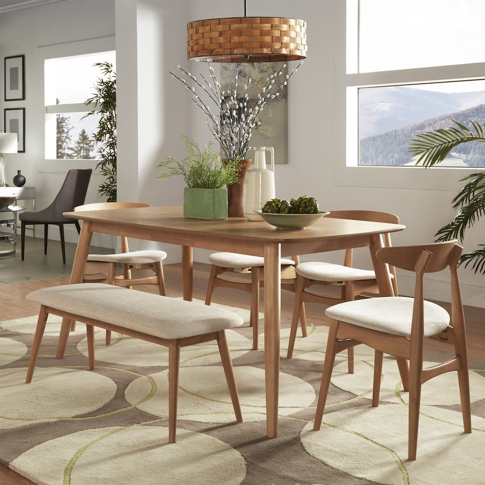 Nature Finish Dining Table