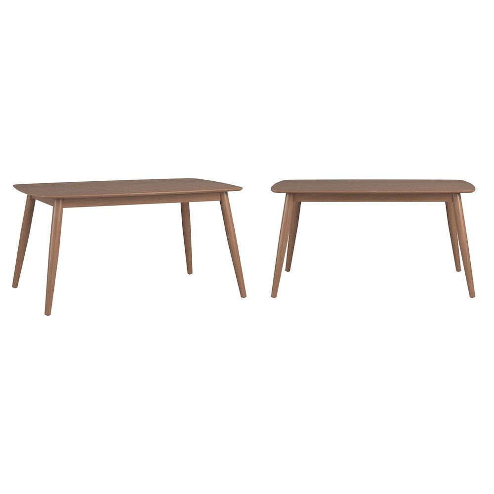 Dark Walnut Finish Dining Table