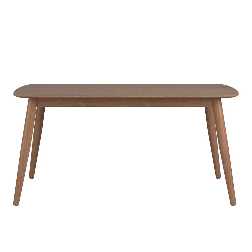 Dark Walnut Finish Dining Table