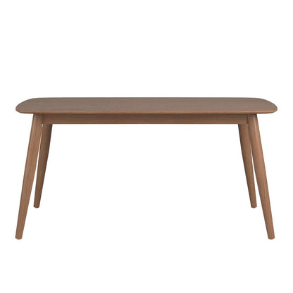 Dark Walnut Finish Dining Table