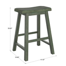 Farmhouse Wood 24" Counter Stool - Champagne