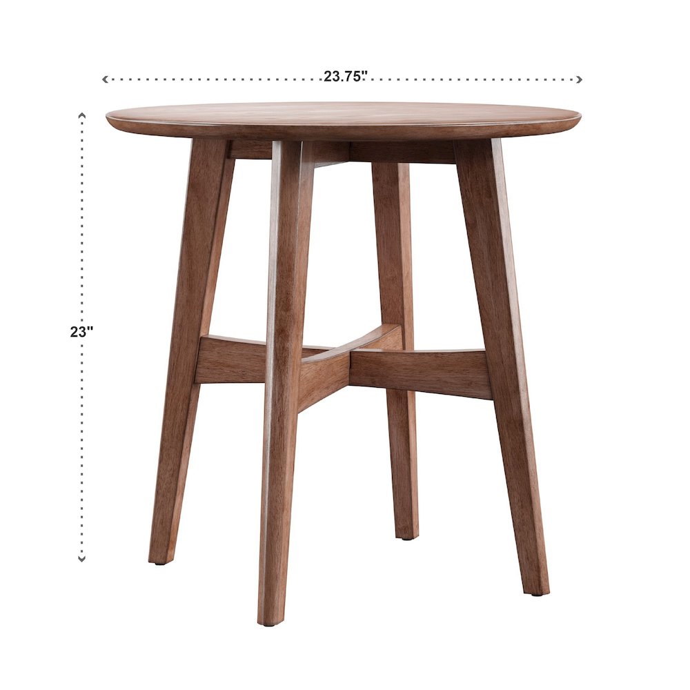 Dark Walnut Finish End Table