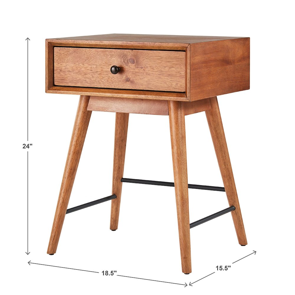 Brown Finish End Table