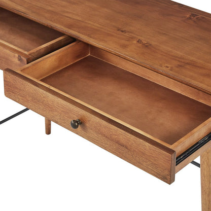 Brown Finish Sofa Table