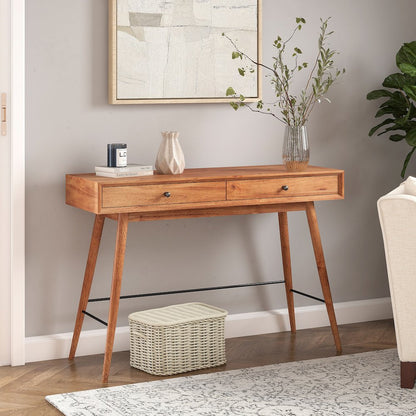 Brown Finish Sofa Table