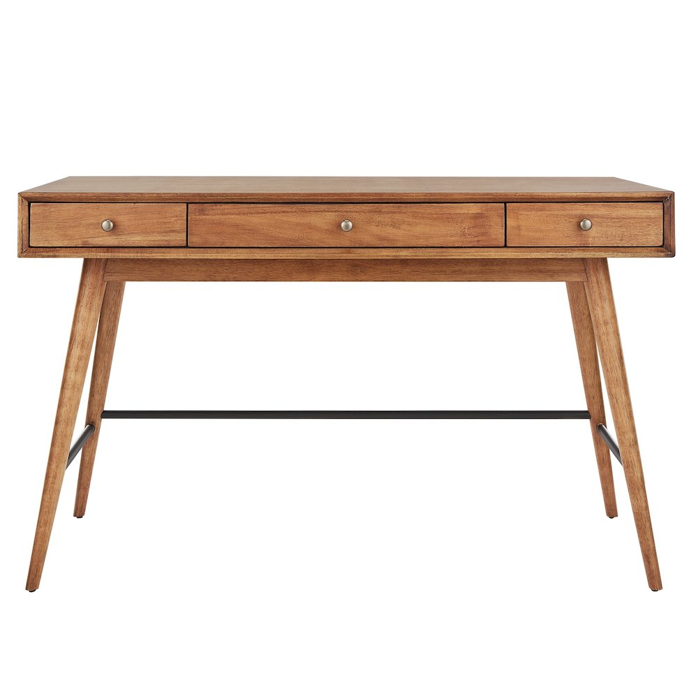Brown Finish Sofa Writing Desk