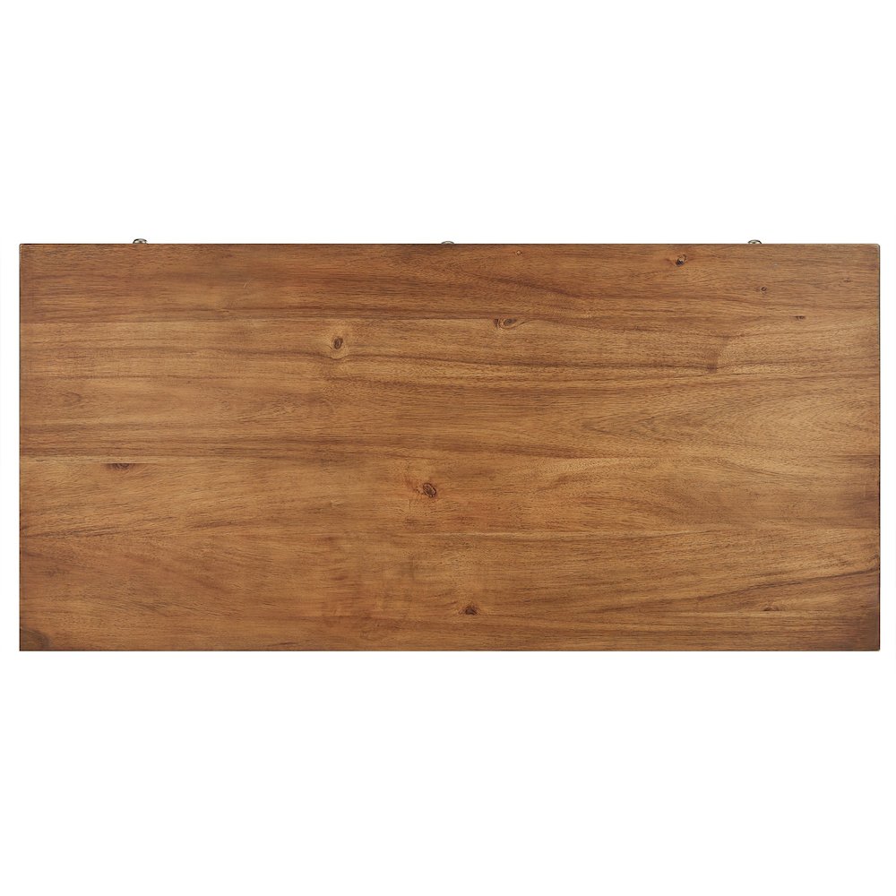 Brown Finish Sofa Writing Desk