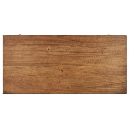 Brown Finish Sofa Writing Desk