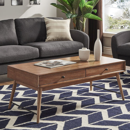 Brown Finish Coffee Table