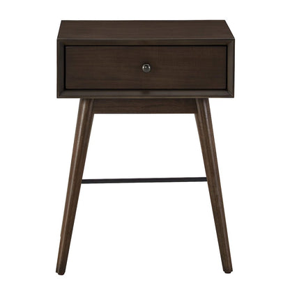 Dark Walnut Finish End Table