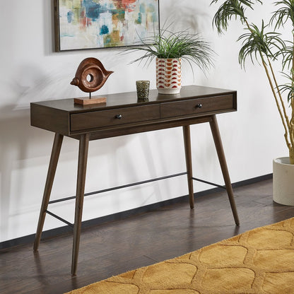 Dark Walnut Finish Sofa Table