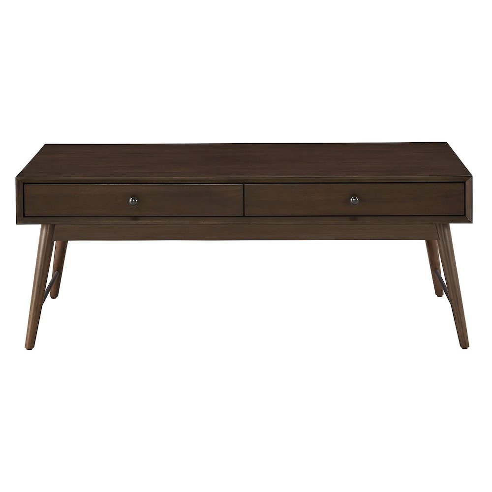 Dark Walnut Finish Coffee Table