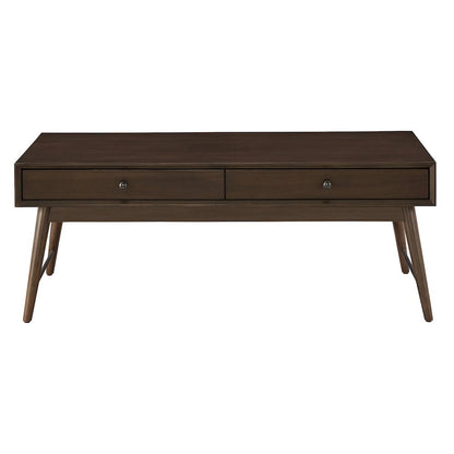 Dark Walnut Finish Coffee Table