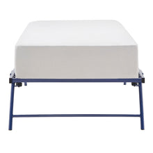 Navy Blue Finish Daybed With Lift-Up Trundle