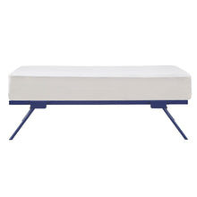 Navy Blue Finish Daybed With Lift-Up Trundle