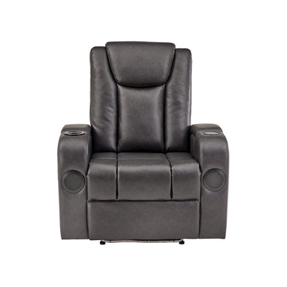 Modern Upholstered Recliner - Grey