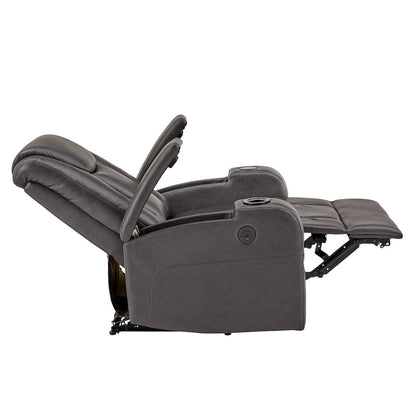 Modern Upholstered Recliner - Grey