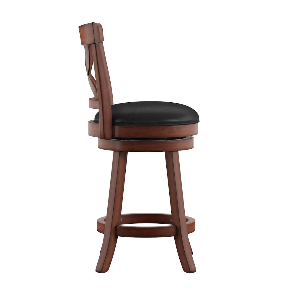 X-Back Swivel Counter Height Chair