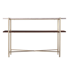 Ardmillan Faux Marble Console Table with Storage