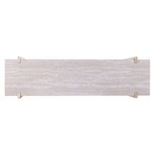 Ardmillan Faux Marble Console Table with Storage