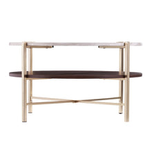 Ardmillan Round Faux Marble Cocktail Table