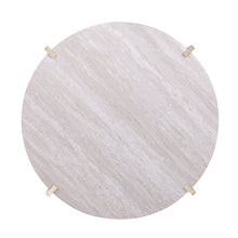Ardmillan Round Faux Marble Cocktail Table