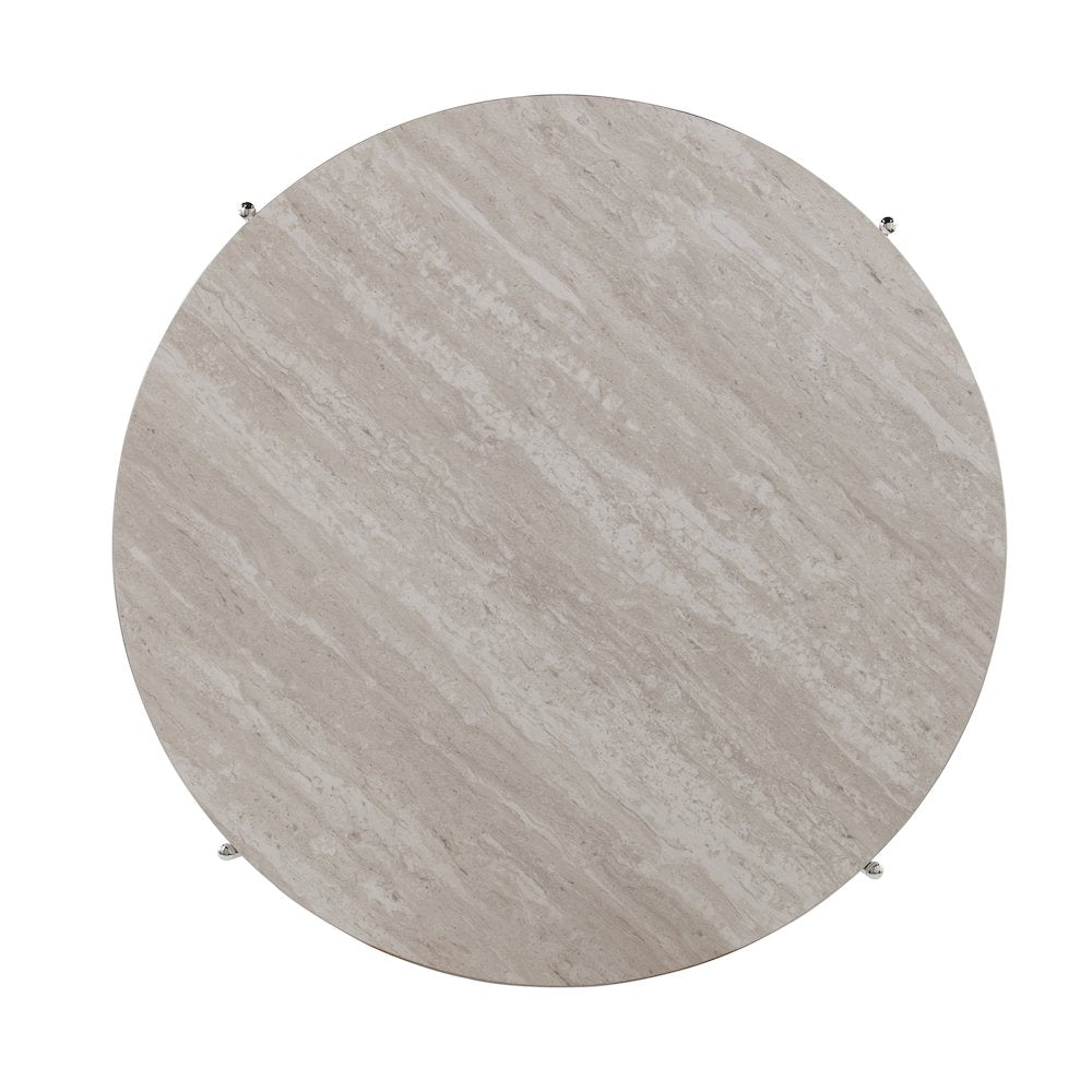 Silas Faux Stone Coffee Table