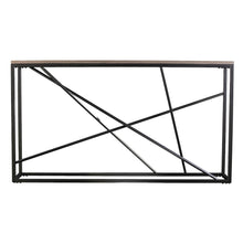 Arendal Faux Stone Skinny Console Table