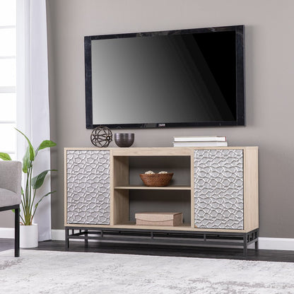 Hollesborne Media Console Storage in Brown Color