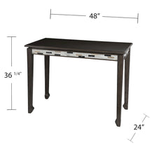 Hadersley Counter Table - Grey