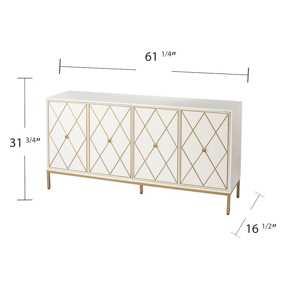 Marradi Sideboard Cabinet with Storage - Cream