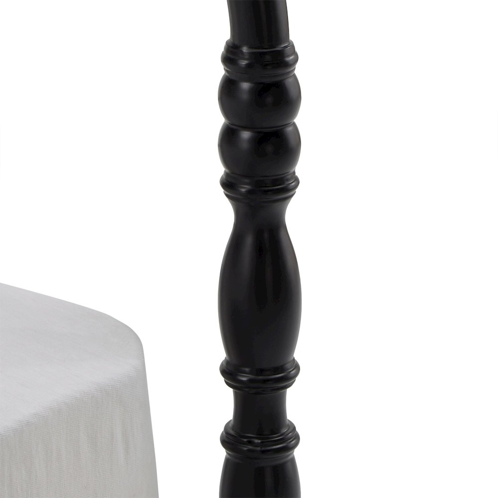 Black Finish Metal Spool Daybed