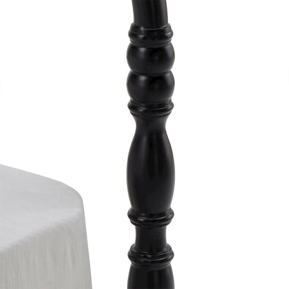 Black Finish Metal Spool Daybed